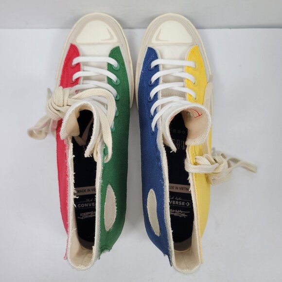 Converse Chuck 70 Hi Multi-Color Canvas Sneakers US Size Men's 11 Women's 13 NWB - Picture 7 of 12